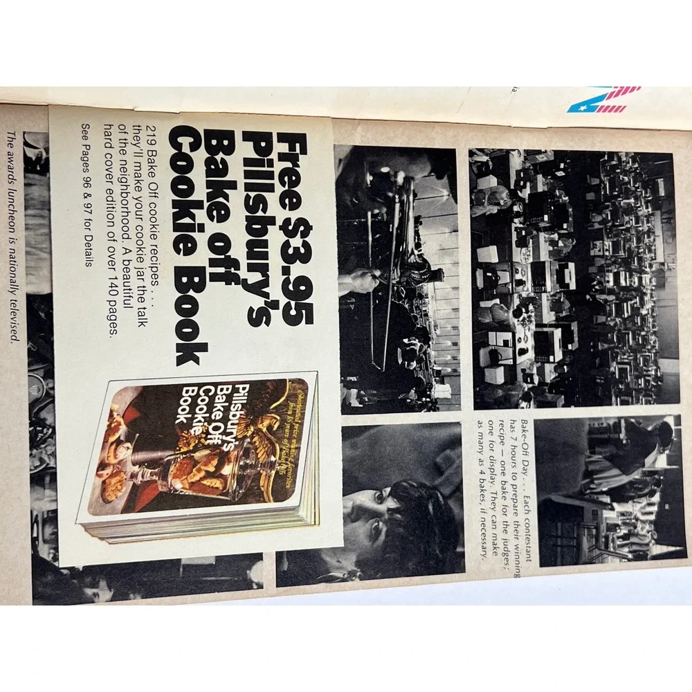 Vintage 1969 Pillsbury 100 Bake-Off Recipes 20th Annual Great American Event